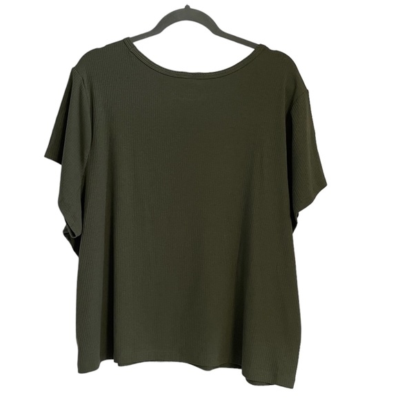 NWT Rib-knit Cropped Fit Tee - Picture 2 of 4